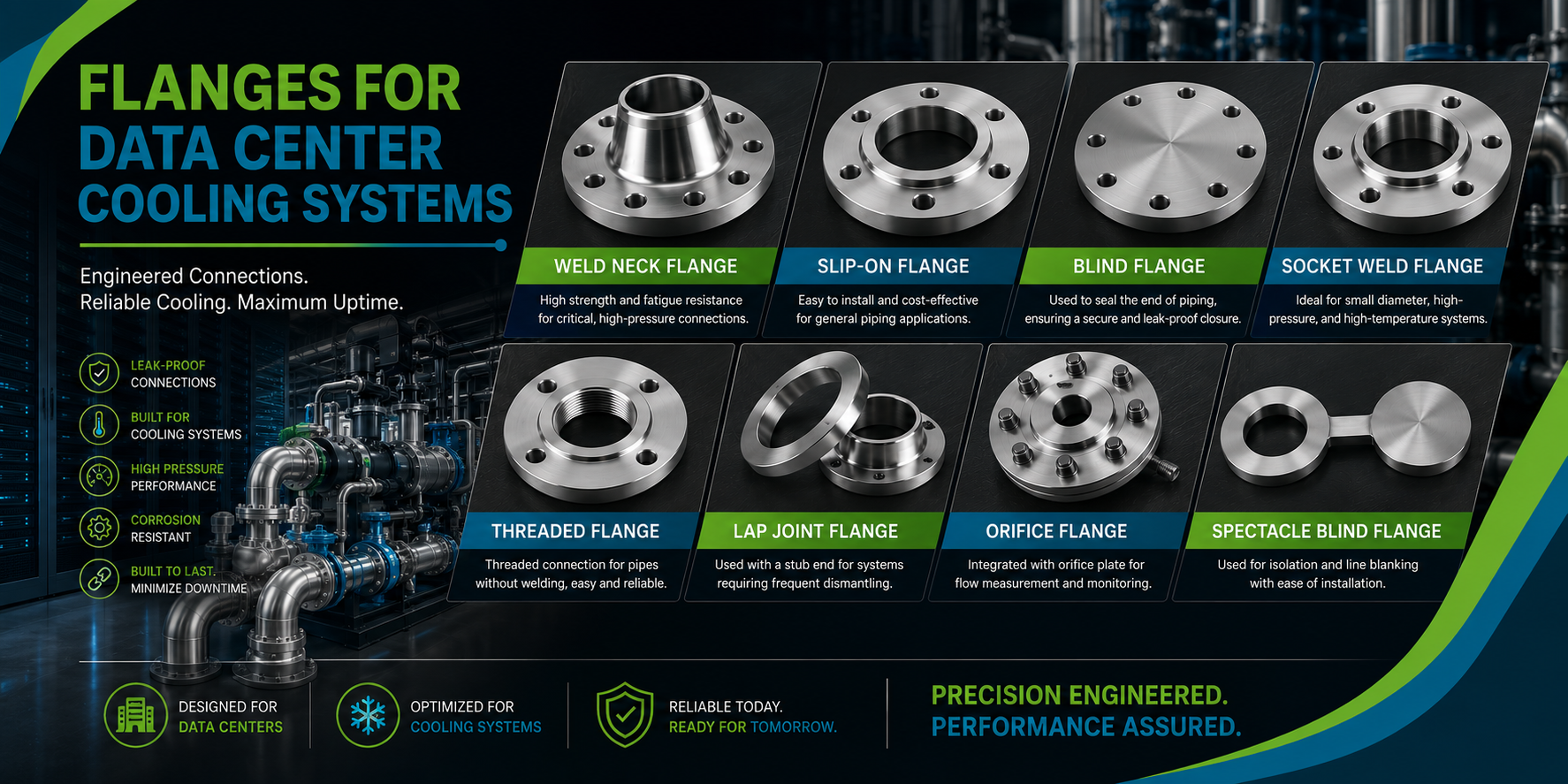 industrial-flange-for-data-centre-cooling-system