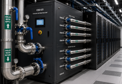 Server room piping icon